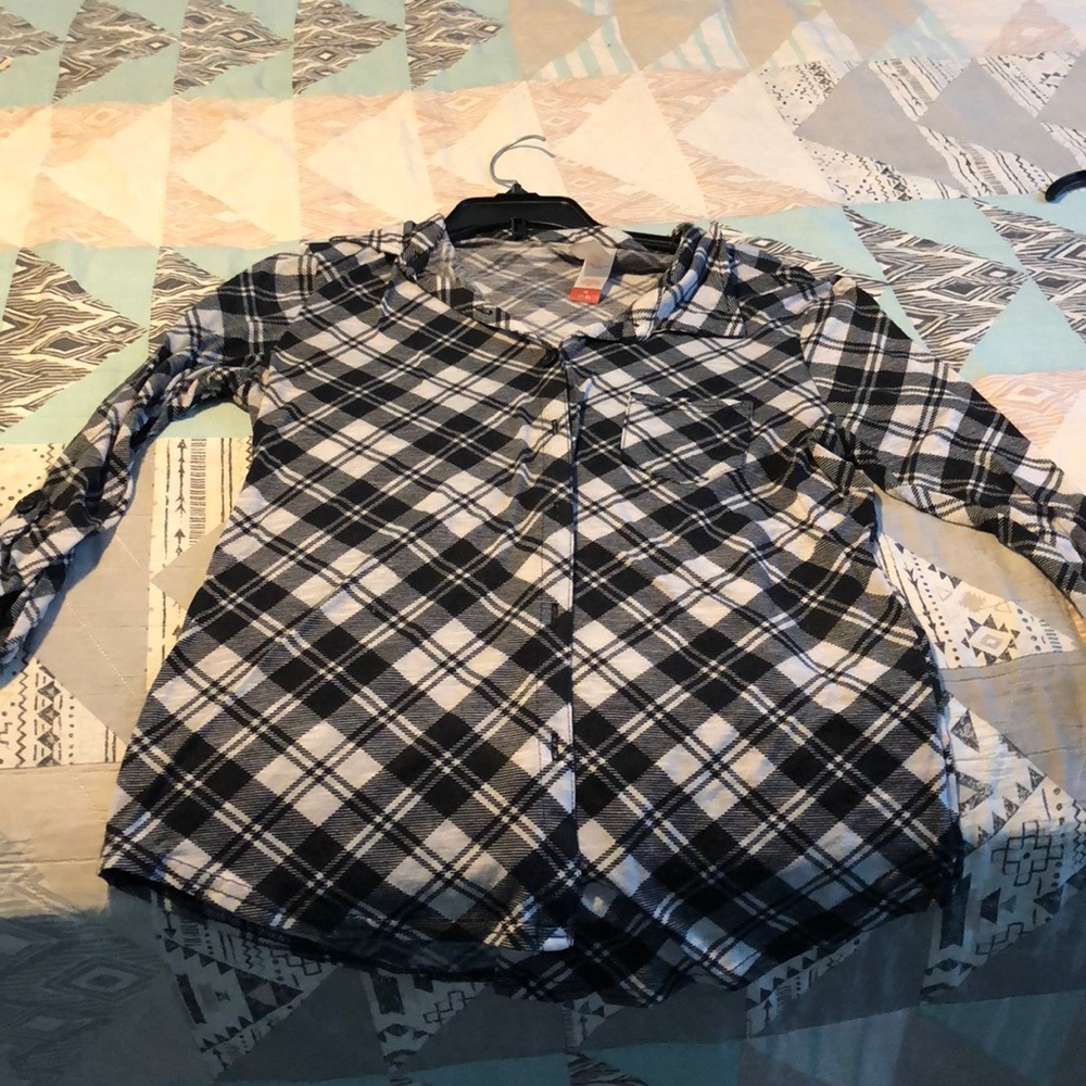plaid shirt